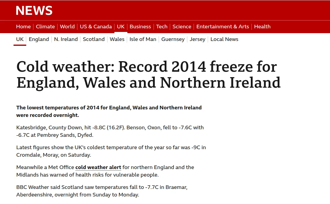 Reported in media on 10 October 2014.